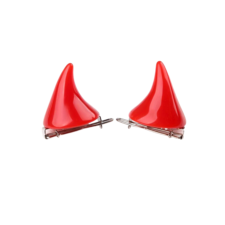 reddevilhorns hair clips
